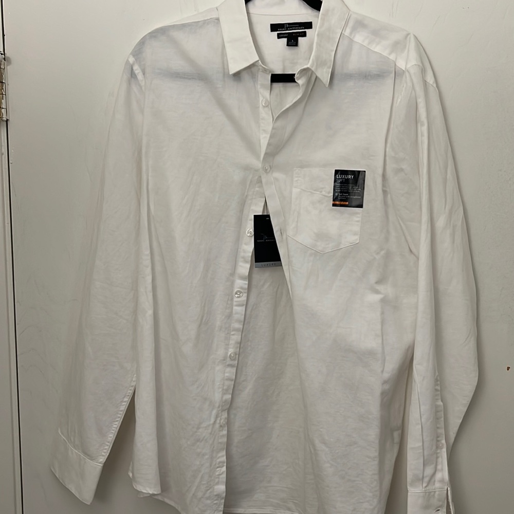 Marc Anthony Slim Fit White Button Down